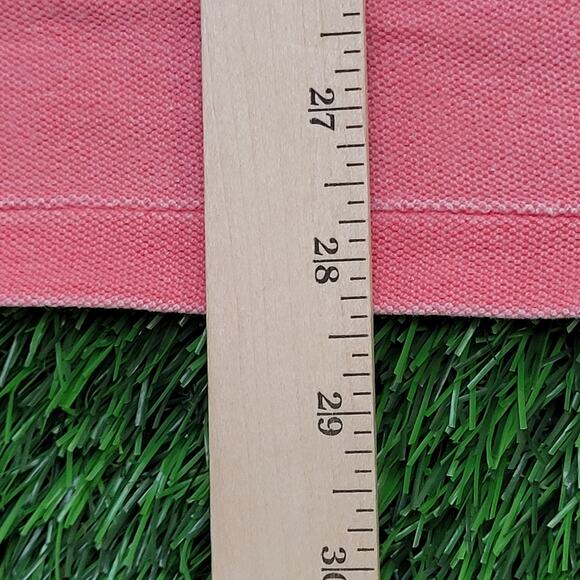 Vintage 90s IZOD Polo Shirt Large 23x28 Faded Stripes - Picture 12 of 13